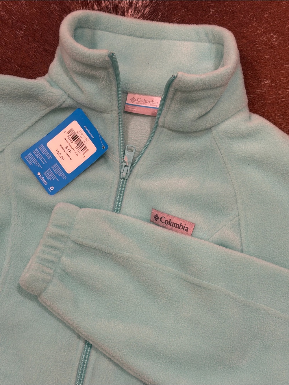 Columbia Benton Springs Full-Zip Fleece Jacket Women’s Small NWT